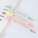 3 Pcs Rainbow Double Write Cute Permanent Highlighter Supply School Markers G6N8