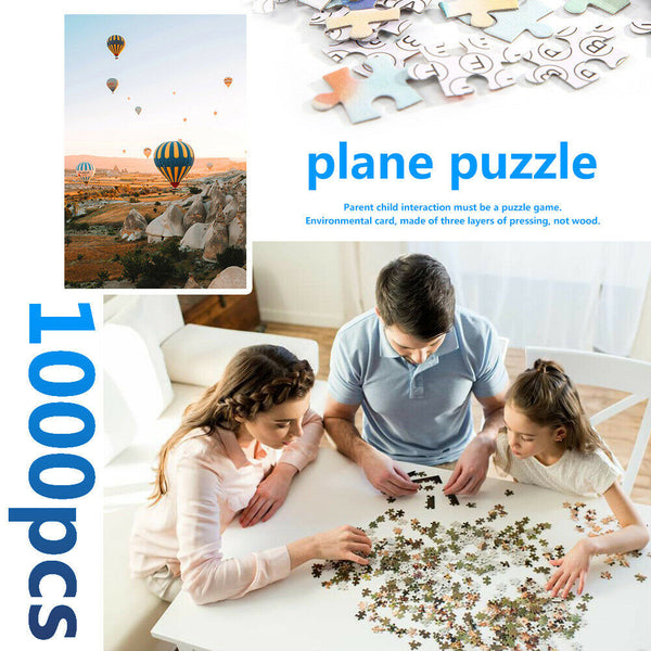 1000pcs DIY Hot Air Balloon Assemble Picture Puzzles Toys for Adults Kids