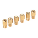 6pcs M5 Thread Carburetor Main Jet Kit 340 350 360 370 380 390 Size for Keihin