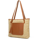 Fringe Ladies Beach Bag Boho Canvas Canvas Handbag Simple Shoulder Bag