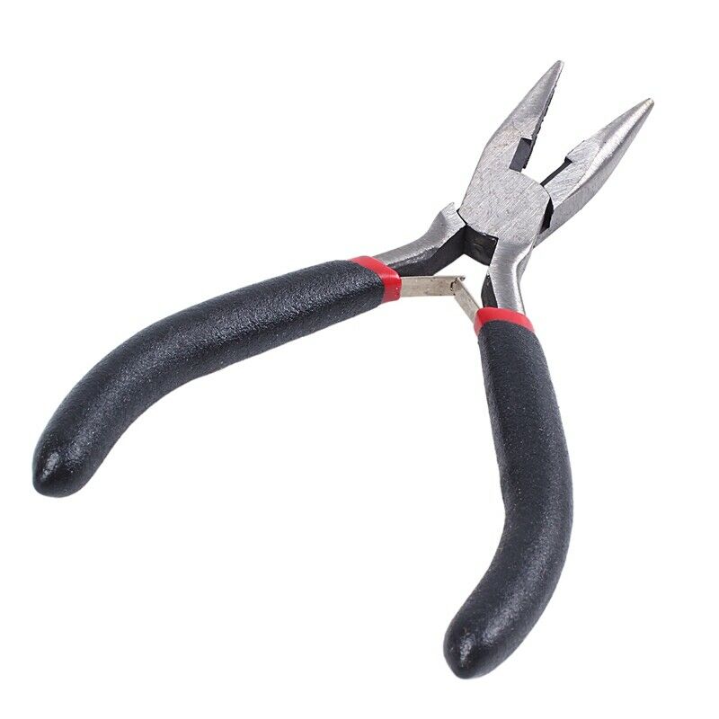 1 Tip Pliers Plate Tool for Creation of Jewelry 12.5cm - Black