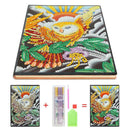 DIY Owl Special Shaped Diamond Painting 50 Page A5 Sketchbook Notebook Gift