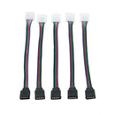 5x RGB LED Tape Light For 5050 Extension Connector (for 4 Pins) 13 cm No So M4V7