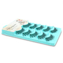 5Pairs Handmade Black Natural Eye Lashes Messy Cross Sexy False Eyelashes Makeup