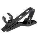 4 x miniphone lapel tie clip for Lapel Lavalier Mic (Black) P9F6