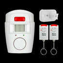 Wireless PIR Motion Sensor Alarm With 2 Remote Controllers For Ca S0U2 Shed W9L4