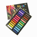 Non-Toxic Hair Chalk Temporary Hair Dye Color's Soft Pastels Salon Set Kit