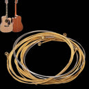 6Pcs Acoustic Guitar Strings Set Phosphor Bronze & Steel Strings Kit HOT