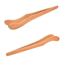 1x Bamboo Anti-Static Non Magnetic Plant Bonsai Tweezers Wooden Tool Bend BX