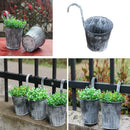 Flower Pot Garden Hanging Balcony Plant Home Decor Metal Iron Potted Planters