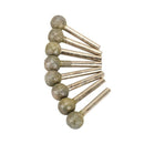 8Pcs Spherical Diamond Coated Grinding Head Shape Engraving Abrasive Burrs