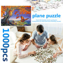 1000pcs DIY Butterflies Girl Jigsaw Puzzle Assembling Picture Decoration