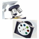 Microscope For Kids Science Kit, Beginner's Microscope Kit Blue/White With