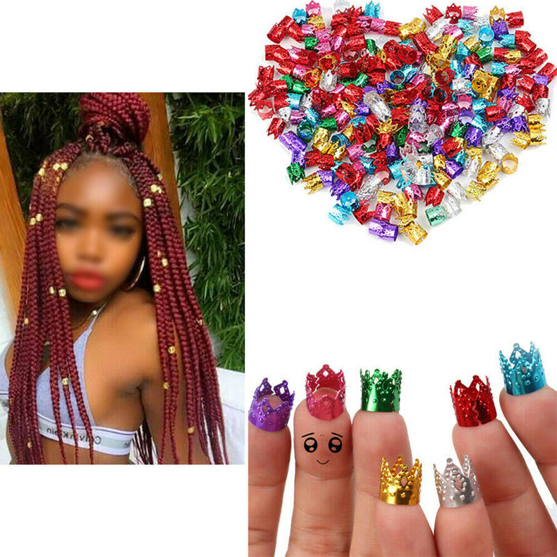 Accessories Practical Durable Crown Shape Hair Cuff Dreadlock Adjustable