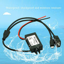 1 for 2 USB Female Micro 12/24V to 5V DC-DC Vehicle Power Supply Buck Converter
