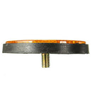 2pcs Motorcycles Car Exterior Accessories Universal ATV Orange Round Reflectors