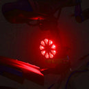 9 LED Bicycle Diamond Tail Light Waterproof Safety Bike Rear Warning Light Lamp