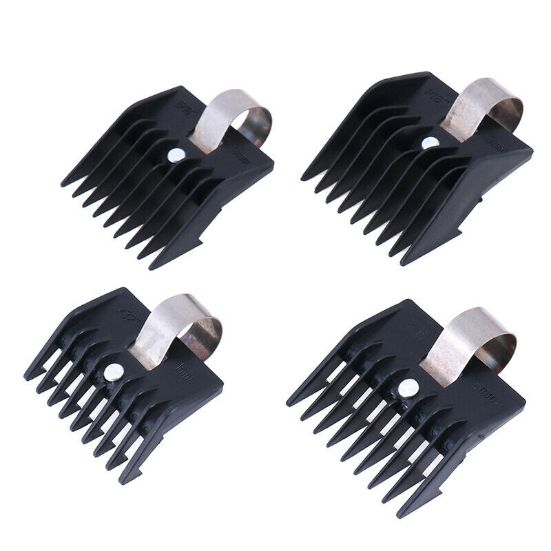 4x/Set Universal Hook Limit Comb Trimmer Clipper Attachment Guide Comb Barber FT