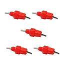 5pcs Spring Type Chicken Red Nipples Drinking Automatic Water Dispenser