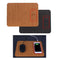 Wireless Charger Large Mouse Mat Mice Desktop Charging Wood Mousepad Anti-slip