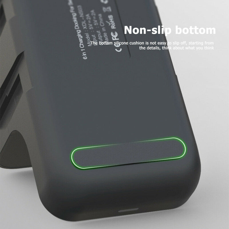 NS03 6 in 1 JoyCon Controller Charge Dock Console Power Station for Switch