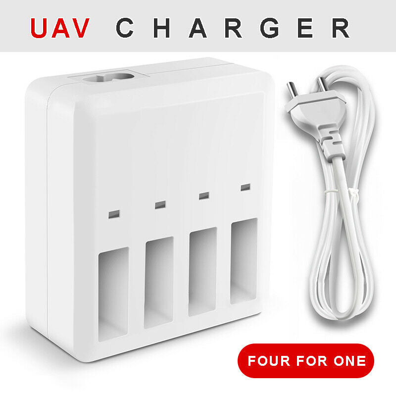 4 In 1 Battery Charger Hub RC Intelligent Quick Charging For DJI Tello Drone EU