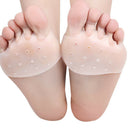 Silicone Gel Insoles Forefoot Pads Pain Relief Toe Separator Foot Insert-Cushion