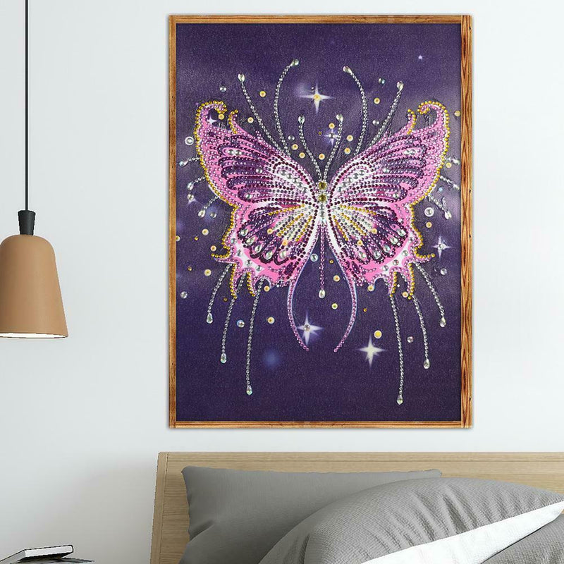 5D DIY Special Shaped Diamond Painting Butterfly Cross Stitch Embroidery