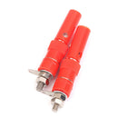 20x Insulated Banana Plug Jack Connector Connector 4mm Red + Black