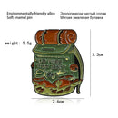 Camouflage Travel Backpack Brooches Badge Jacket Lapel Shirts Enamel Pins