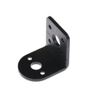 Black Metal L Shaped Mounting Bracket Holder for 25mm Gear Motor   Z