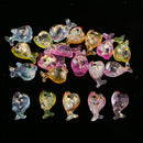 Glitter Dolphin Decorative Flatback Cabochons Embellishment Slime Charm 20pc