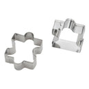 4pcs Cookie Cutter Different Jigsaw Puzzle Shapes Stainless Steel Baking Tool Hn