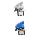 2 Pieces 12V/20A Car SPST Toggle Rocker Switch Control with Blue LED Lights