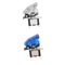 2 Pieces 12V/20A Car SPST Toggle Rocker Switch Control with Blue LED Lights