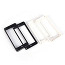 2x Humbucker Bridge Pickup Mounting Ring Frame Surround for Guitar white colo FT