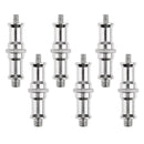 6pcs Double End Stud 1/4" and 3/8" Adapter Spigot Male Screw for Light Stand