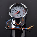 Universal Motorcycle Speedometer Tachometer Odometer Gauge LED Night Light