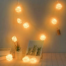 10LED Lamp String Battery Copper Wire Wedding Christmas Children Room Decor