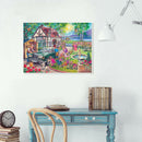 5D DIY Diamond Painting Full Drill Rhinestone Car Women Cross Stitch Mosaic