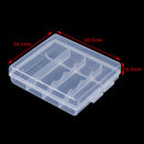 5Pcs Plastic Battery Holder Case For 4 AA AAA 14500 10440 Battery Storage  BX