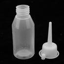 20 x 50ml Glue Oil Applicator Bottle Clear Squeezable Bottles for Quilling