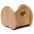 3 Grid Bamboo Remote Control Storage Box Stationery Headphone Cable Cell Ph T9X4