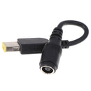 7.9*5.5 Round Jack to Square Plug End Adapter Converter Cable For Lenovo IBM