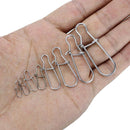 100pcs Fishing Nice Snap, Stainless Steel Fishing Lure Hook Connector Saltwater