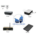 USB 3.0 Cable Type A to B Male SuperSpeed USB Adapter Connector Bi-Directional