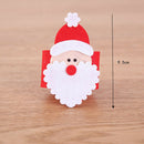 8 x Napkin Rings for Christmas Santa Dinner Table Decor Napkin Holder Newest Use