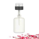 Plastic Pressed Pump Bottle Nail Polish Remover Dispenser Refillable Bottle D0O6