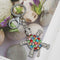 Crystal Tortoise Keychain Women Backpack Pendant Cute Key Ring Jewelry Gift A