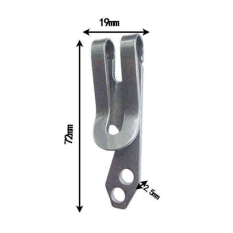 1* Carabiner Multifunctional Key Chain Cash Belt Clip Hanger Outdoor Clip H Y2S3